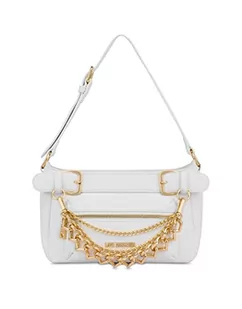 Love Moschino Jc4289pp0gkt0100, damska torba na ramię, biała, biały - Torebki damskie - miniaturka - grafika 1