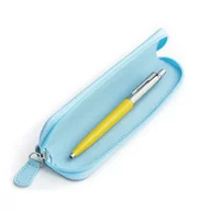 Zestawy piśmiennicze - Zestaw prezentowy długopis Parker Jotter Originals Żółty z niebieskim etui - miniaturka - grafika 1