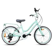 Rowery - sun baby Rower dziecięcy Heart Bike 20 cali dla dziewczynki Miętowy J03.016.4.5 - miniaturka - grafika 1