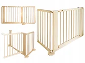 Zabezpieczenia dla dzieci - BARIERKA OCHRONNA BRAMKA ZABEZPIECZAJĄCA BLOKADA SCHODY PODSTAWKA do 140 cm - miniaturka - grafika 1