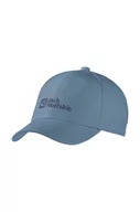 Czapki dla dzieci - Jack Wolfskin czapka z daszkiem dziecięca BASEBALL kolor niebieski z aplikacją - miniaturka - grafika 1