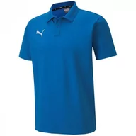 Koszulki męskie - Koszulka męska Puma teamGOAL 23 Casuals Polo niebieska 656579 02 - miniaturka - grafika 1