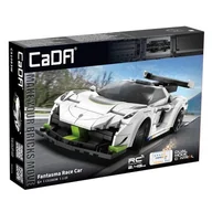 Klocki - Klocki konstrukcyjne CaDA Samochód zdalnie sterowany Auto wyścigowe białe 22 cm Fantasma Race Car Pojazd 322 elementy RC Dual Mode - miniaturka - grafika 1