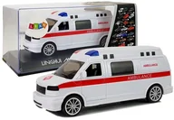 Samochody i pojazdy dla dzieci - Import LEANToys Ambulans Karetka Pogotowia z Napędem Dźwięk Syrena Światła - miniaturka - grafika 1