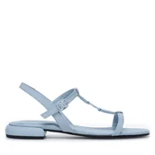 Sandały damskie - Sandały Gino Rossi CHRISTIE-24351 Błękitny - miniaturka - grafika 1