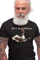 Koszulki męskie - SUN KIL MOON KOSZULKA Z NADRUKIEM t-shirt czarny męski indie folk rock 5XL - miniaturka - grafika 1
