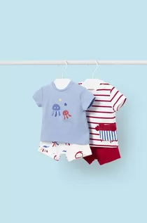 Dresy i komplety dla chłopców - Mayoral Newborn komplet niemowlęcy kolor czerwony - grafika 1