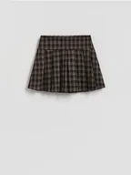 Spódnice - Reserved - Spódnica mini z zakładkami - wielobarwny - miniaturka - grafika 1