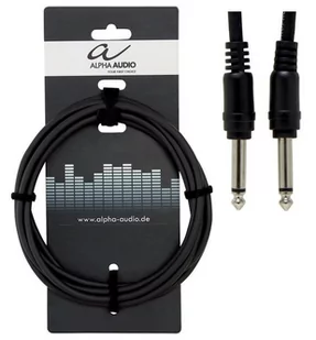 Kabel ALPHA AUDIO Jack-Jack 6,3mm Mono 0,3m szt - Inne akcesoria gitarowe - miniaturka - grafika 1