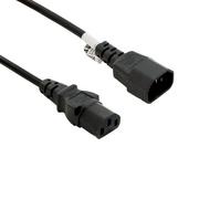 Kable komputerowe i do monitorów - 4World Kabel zasilającyy przedłużający IEC320 C13/C141.8 m retail 05269 - miniaturka - grafika 1