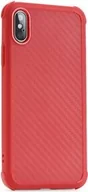 Etui i futerały do telefonów - cofi1453® Armoured Case Bumper Roar Carbon Armor Etui ochronne kompatybilne z iPhone Xs Silicone Case Akcesoria Etui Armoured Shell Armour w kolorze czerwonym - miniaturka - grafika 1