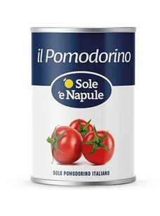 O'Sole e Napule Pomidory pomodorino włoskie cherry pusz.400g - Pasztet i przetwory mięsne - miniaturka - grafika 1