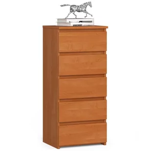 Komoda CL5 40 cm 5 szuflad - olcha - Komody - miniaturka - grafika 1
