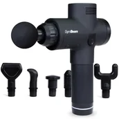 Masażery - GymBeam VI Black, pistolet do masażu, czarny - miniaturka - grafika 1