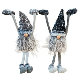 Figurka tekstylna Skrzat siedzący 54 cm - Ozdoby bożonarodzeniowe - miniaturka - grafika 1