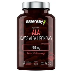 Kwas Alfa-Liponowy ESSENSEY (90 kapsułek) - Witaminy i minerały dla sportowców - miniaturka - grafika 1