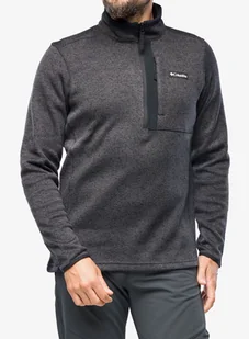Bluza z zamkiem Columbia Sweater Weather Half Zip - black heather/black - Bluzy sportowe męskie - miniaturka - grafika 1