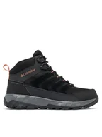 Buty trekkingowe męskie - Columbia Trekkingi Strata Trail™ Mid WP Boot 2076861 Czarny - miniaturka - grafika 1