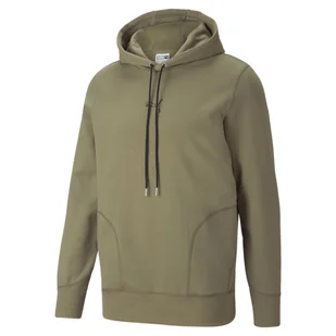 Bluza z kapturem męska Puma JTS zielona 53158643-S - Bluzy męskie - miniaturka - grafika 1
