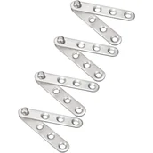 Zawiasy, okucia i inne akcesoria - Zawiasy drzwiowe ze stali nierdzewnej, obrotowe 360°, 60 mm x 11 mm. - miniaturka - grafika 1