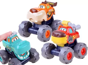 Autko Monster Trucks zestaw 3 pojazdy ZA3516 - Zabawki interaktywne dla dzieci - miniaturka - grafika 1