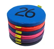 Kołdry i poduszki dla dzieci - Poduszki EKOSKÓRA zestaw Liczby 1-10Kostka edukacyjna 15 cm CYFRY LICZBY miękka kolor - miniaturka - grafika 1