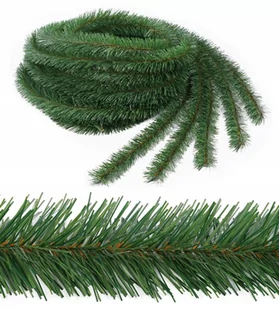CHOINKA choinkowa girlanda 5szt 4,5m na dekoracje schody stroik łańcuch - Oświetlenie świąteczne - miniaturka - grafika 1