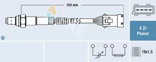 Sonda lambda FAE 77411 99660611601 - Sondy lambda - miniaturka - grafika 1