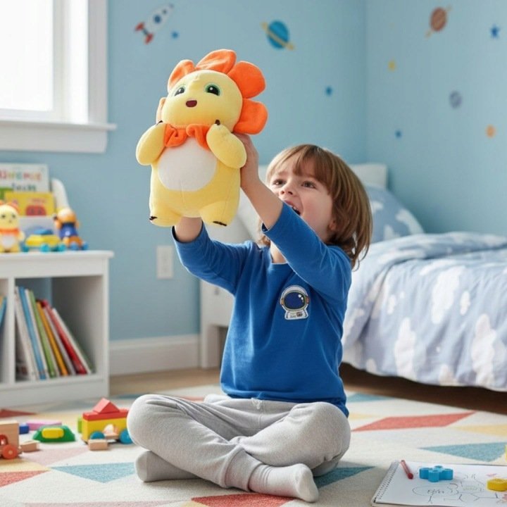 MASKOTKA PRZYTULANKA KAWAII SUNFLOWER NAILONG DINOZAUR BONEKA SŁONECZNIK