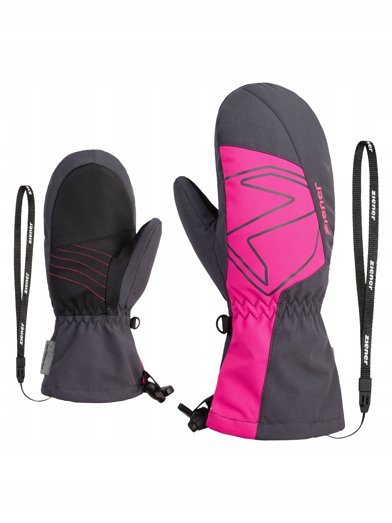 Rękawice rękawiczki dziecięce Ziener Lavalino roz. 4 – wełniane zimowe