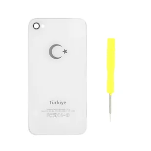 Etui na iPhone 4s z logo Turcji białe - Etui i futerały do telefonów - miniaturka - grafika 1
