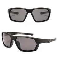 Okulary przeciwsłoneczne - Dziecięce 6-10 lat gumowe okulary przeciwsłoneczne polaryzacyjne POL-JR-63 czarne - miniaturka - grafika 1