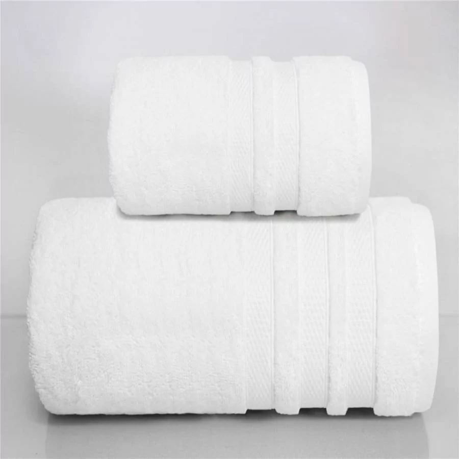 River - Ręcznik bawełniany Biały 70 x 130 [cm]