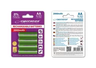 Ładowarki samochodowe - Akumulatorki Ni-MH AA 2000mah 4szt. - Zielone - miniaturka - grafika 1