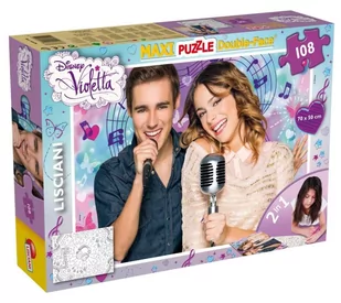 Puzzle dwustronne maxi 108 el. Violetta Lisciani - Puzzle - miniaturka - grafika 1