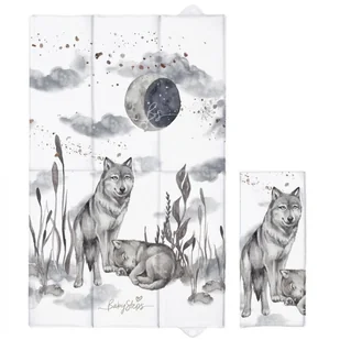 Składana mata do przewijania 40x60 Wolf Moonlight, BabySteps - Przewijaki - miniaturka - grafika 1