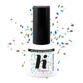 Lakiery do paznokci - Hi Hybrid Top No Wipe Blue Fireworks 5ml 5 ml - miniaturka - grafika 1