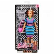 Lalki dla dziewczynek - Mattel Barbie Fashionistas Happy Hued FJF69 - miniaturka - grafika 1