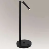 Lampy sufitowe - Shilo Stołowa LAMPKA regulowana KOSAME 7874 okrągła LAMPA metalowa tuba na biurko industrialna czarna 7874 - miniaturka - grafika 1