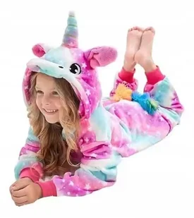 JEDNOROŻEC PIŻAMA JEDNOCZĘŚCIOWA DZIEWCZĘCA ONESIE KOMBINEZON DO SPANIA - Moda i Uroda OUTLET JEDNOROŻEC PIŻAMA JEDNOCZĘŚCIOWA DZIEWCZĘCA ONESIE KOMBINEZON DO SPANIA - Moda i Uroda OUTLET - miniaturka - grafika 1