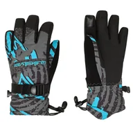 Rękawice narciarskie - Rękawice narciarskie Quiksilver Mission Youth EQBHN03039 Szary - miniaturka - grafika 1