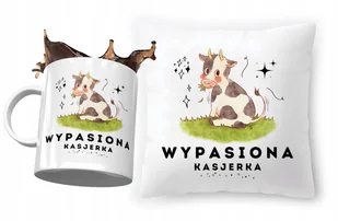 Dla Kasjerki Zestaw Poduszka + Kubek na Prezent z Nadrukiem ze Zdjęciem - Gadżety dla niej i dla niego - miniaturka - grafika 1