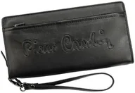 Portfele - Portfel Damski Skóra Naturalna Pierre Cardin Duży Piórnik 2204 CZARNY 19,5 x 10 x 3 [cm] - miniaturka - grafika 1