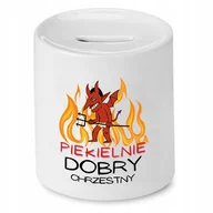 Skarbonki - Skarbonka Dla Gosi na Urodziny na Prezent z Nadrukiem ze Zdjęciem + Opakowanie na prezent (wzór 04) - miniaturka - grafika 1