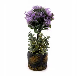 Kwiat Ozdobna Roślina W Doniczce Różne Wzory 29Cm - Sztuczne kwiaty - miniaturka - grafika 1