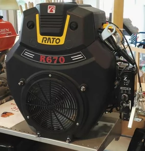 SILNIK RATO R670 SPALINOWY BENZYNOWY 22 KM WAŁ 25,4 mm MOTOR - Silniki spalinowe - miniaturka - grafika 5