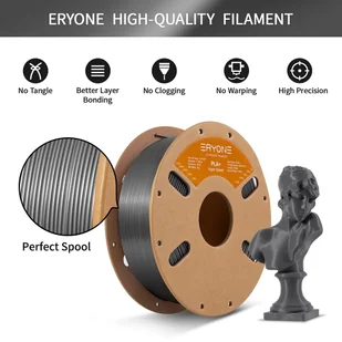 ERYONE 1.75mm High Speed PLA 3D Printing Filament 1KG Grey - Filamenty i akcesoria do drukarek 3D - miniaturka - grafika 6