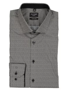 OLYMP Koszula "No 6 six" - Super Slim fit - w kolorze szarym - Koszule męskie - miniaturka - grafika 1
