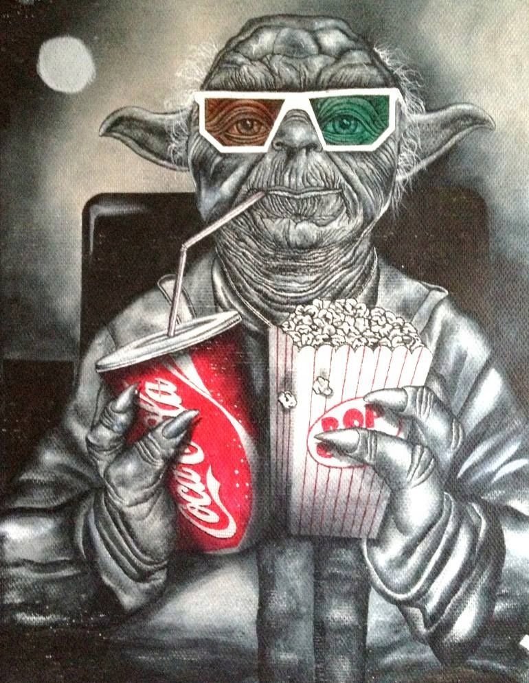 PODKŁADKA POD MYSZ Nadruk 22x18 cm Yoda Star Wars Baby Yoda Tekst Prezent