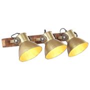 Lampy sufitowe - VidaXL Industrialna lampa ścienna, mosiądz, 65x25 cm, E27 320507  VidaXL - miniaturka - grafika 1